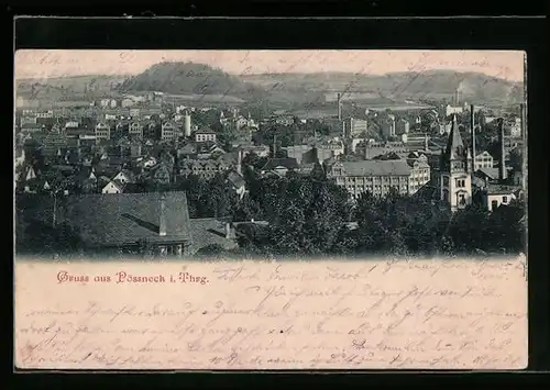 AK Pössneck i. Thrg., Teilansicht