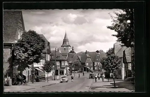 AK Winterberg im Hochsauerland, Strassenpartie mit Cafe Müller