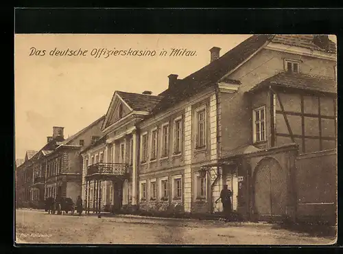 AK Mitau, Das deutsche Offizierskasino