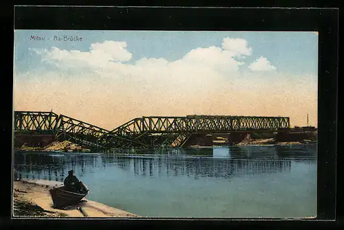 AK Mitau, Aa-Brücke
