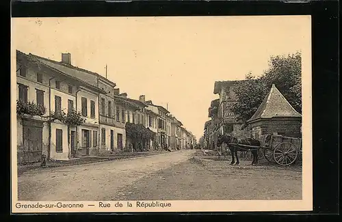 AK Grenade-sur-Garonne, Rue de la Republique