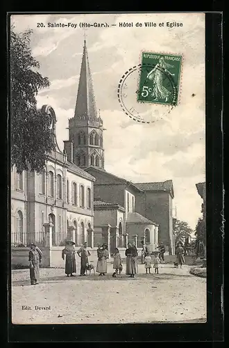 AK Sainte-Foy, Hotel de Ville et Eglise