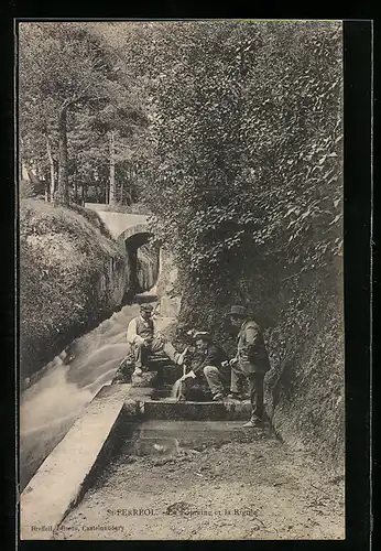 AK St-Ferreol, La Fontaine et la Rigole