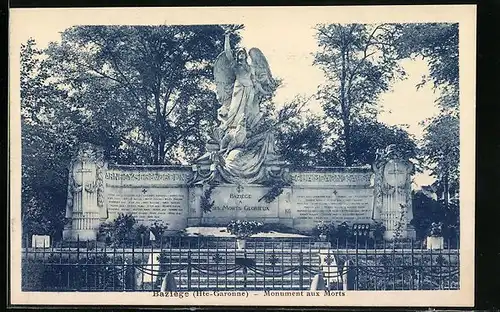 AK Raziège, Monument aux Morts