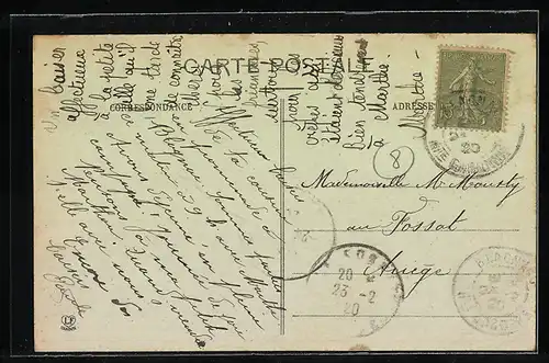 AK Blagnac, vue sur la Garonne et le couvent