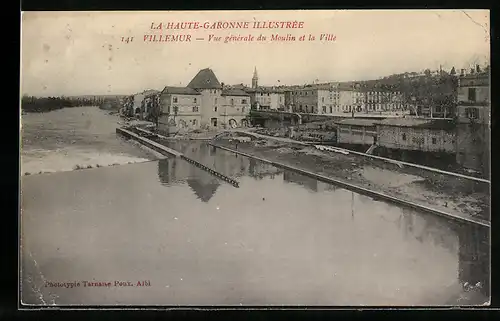 AK Villemur, Vue générale du Moulin et la Ville
