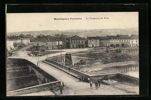 AK Montesquieu-Volvestre, le faubourg du pont