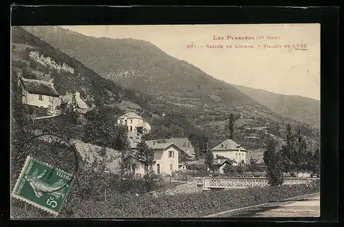 AK Lège, Vallée de Luchon, Panorama