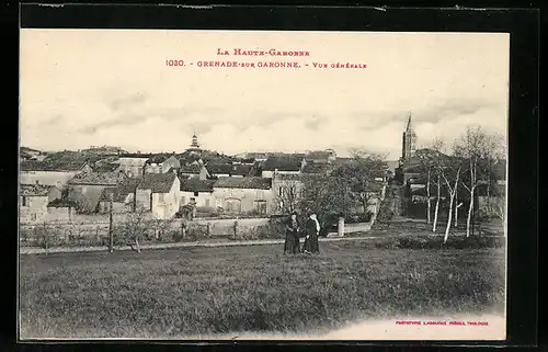 AK Grenade-sur-Garonne, Vue générale