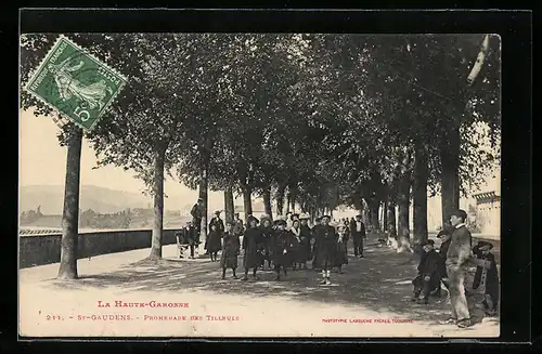 AK St-Gaudens, Promenade des Tilleuls