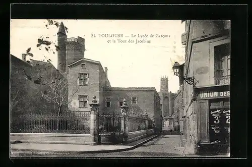 AK Toulouse, Le Lycée de Garcons et la Tour des Jacobins