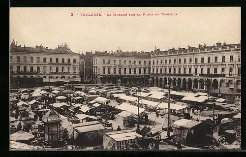 AK Toulouse, Le Marché sur la Place du Capitole