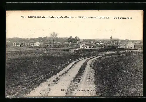 AK Nieul-sur-l`Autise, Vue générale