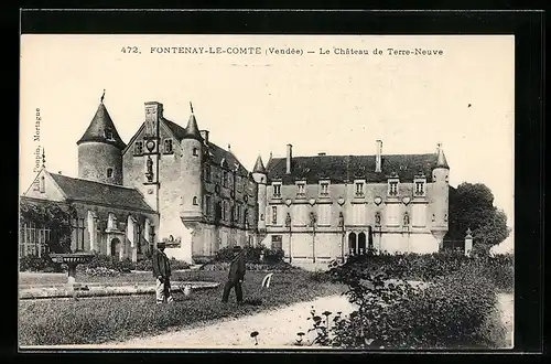 AK Fontenay-le-Comte, le Château de Terre-Neuve