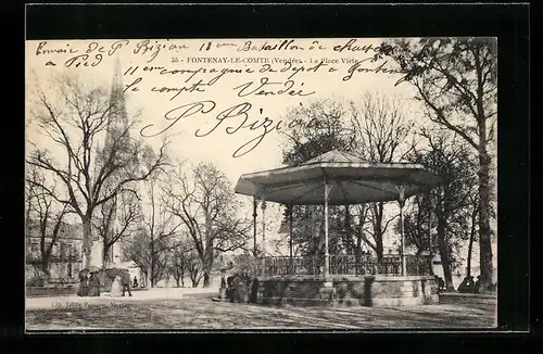AK Fontenay-le-Comte, La place Viéte