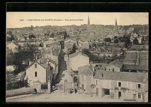 AK Fontenay-le-Comte, Vue Panoramique mit Restaurant