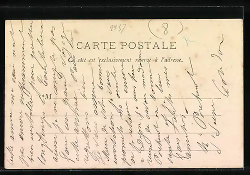 AK Maillezais, L`ancienne abbaye, Vue prise du port