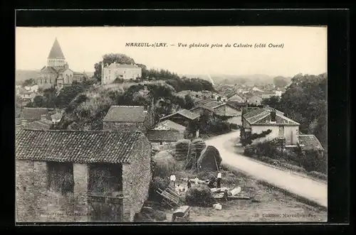 AK Mareuil-s-Lay, Vue générale prise du Calvaire