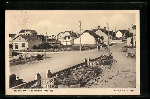 AK Notre-Dame-de-Monts, Avenue de la Plage