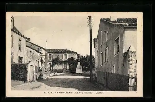 AK La Meilleraie-Tilay, Uen rue, Strassenpartie