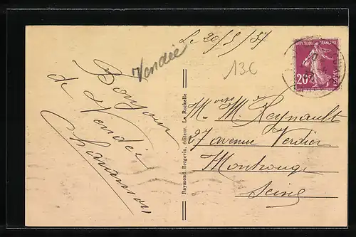 AK Forêt de Mervent, Hôtel-Café-Restaurant de Pierre Brune