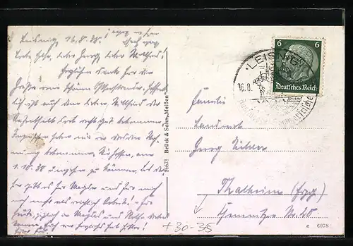 AK Leisnig i. Sa., Kaserne des III. Batl. Inf. Rgt. 101