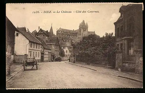 AK Diez, Le Château, Côté des Casernes
