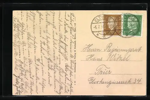 AK Mainz a. Rhein, Stresemann-Denkmal