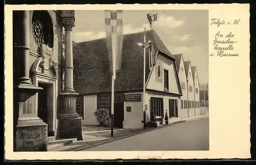AK Telgte i. W., An der Gnadenkapelle und Museum