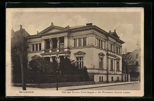 AK Rathenow, Villa des Prinzen ERnst August und der Prinzessin Viktoria Louise