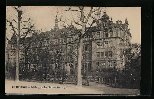 AK Mainz, Feldbergschule, Secteur Postal 77