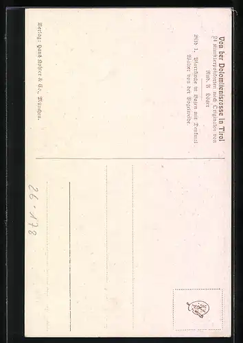 Künstler-AK Rudolf Alfred Höger: Bozen, Ansicht der Pfarrkirche