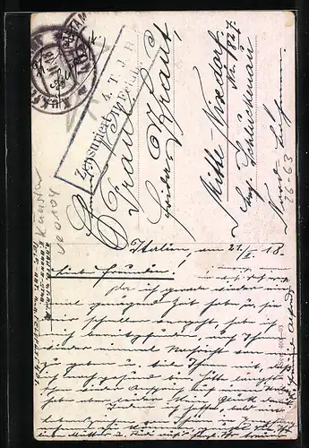 Künstler-AK Maxim Trübe: Kind mit moderner Frisur