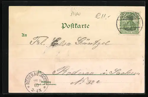 Künstler-AK Erwin Spindler: Göttingen, Ortsansicht