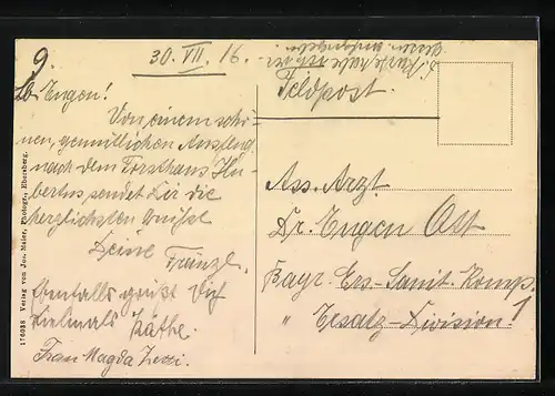 AK Ebersberg / Obb., Gasthof Forsthaus Hubertus