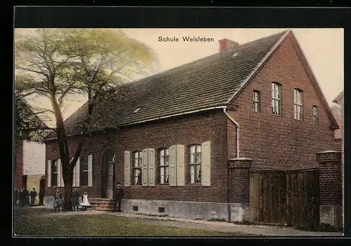 AK Welsleben, Partie an der Schule