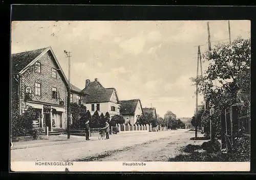 AK Hoheneggelsen, Partie in der Hauptstrasse