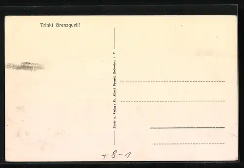 AK Wernesgrün i. V., Kühlhaus der Berg-Brauerei H. Günnel