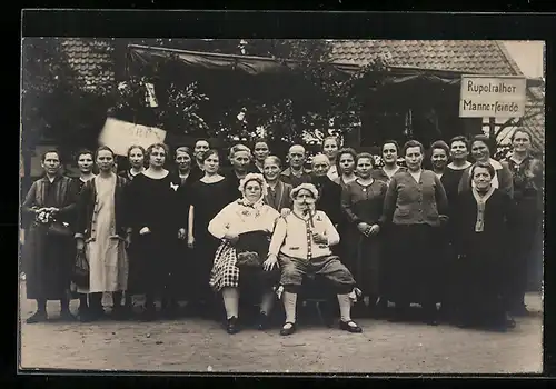 Foto-AK Solingen, Frauenverein Rupelrather Männerfeinde