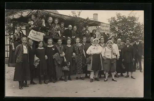 Foto-AK Solingen, Frauenverein Rupelrather Männerfeinde