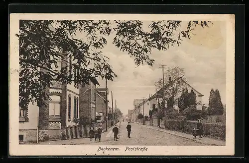 AK Bockenem, Blick in die Poststrasse