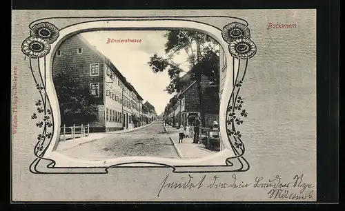 AK Bockenem, Blick in die Bönnierstrasse