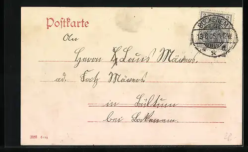 AK Bockenem, Blick in die Bönnierstrasse