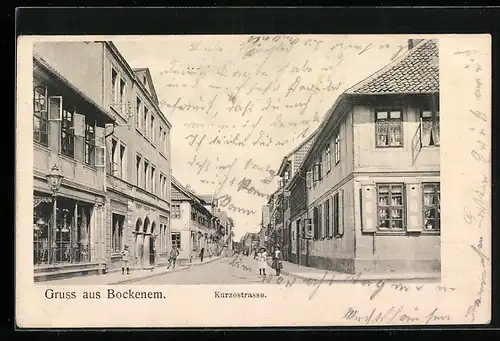 AK Bockenem, Blick in die Kurzestrasse