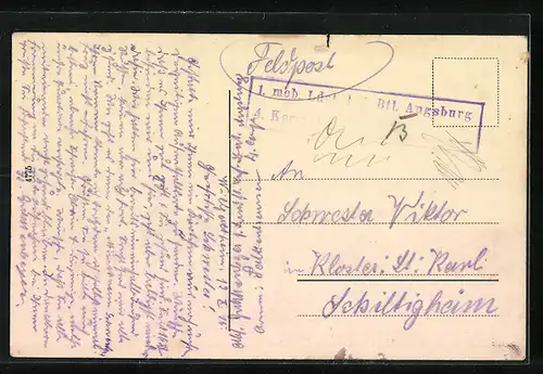 AK Willgottheim, Kirche, Hintereck, Hauptstrasse