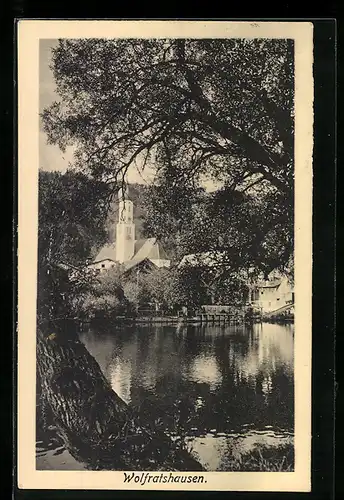 AK Wolfratshausen, Blick zur Kirche