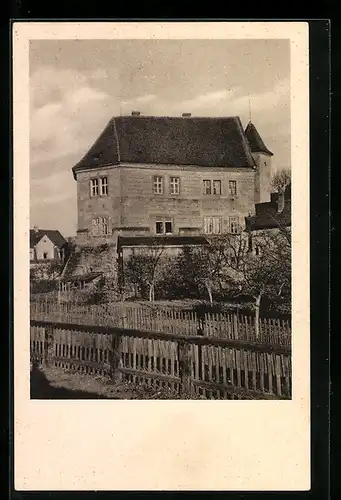 AK Neustadt, Blick zum alten Schloss