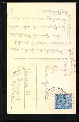 AK Bad Frankenhausen, Oberkirchgasse