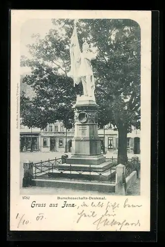 AK Jena, Partie am Burschenschaftsdenkmal