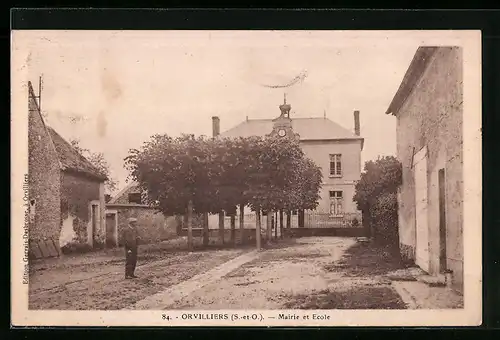 AK Orvilliers, Mairie et Ecole